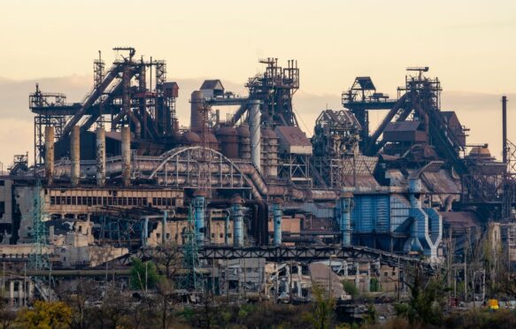 Ukraine's Azovstal plant.