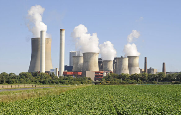 A RWE brown coal power plant.
