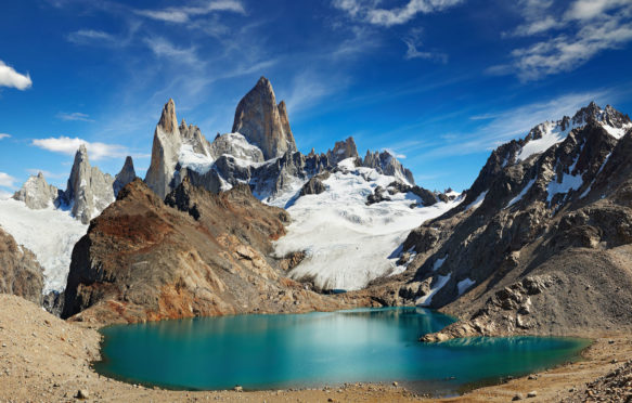 Glacial lake, Patagonia, Argentina. Credit: DPK-Photo / Alamy Stock Photo.