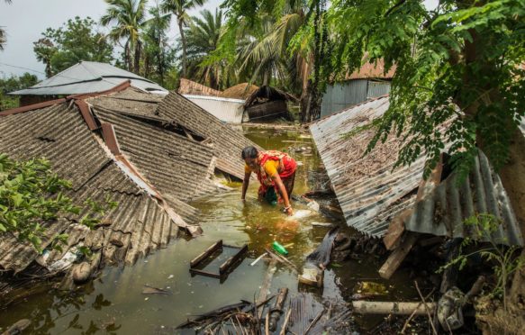 Effects of Cyclone Amphan in Khulna, Bangladesh