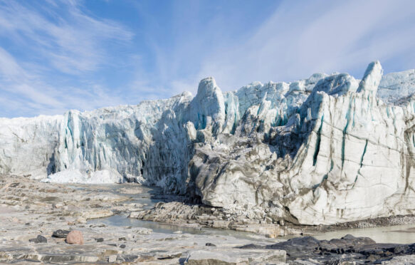 Landscape close to the Greenland Ice Sheet.